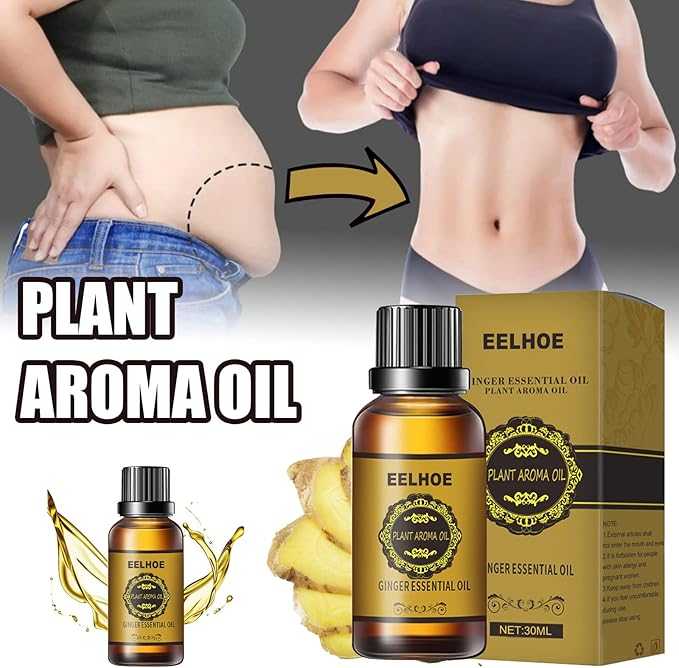 EELHOE - Ginger Essential Oil for Reduce fally fat