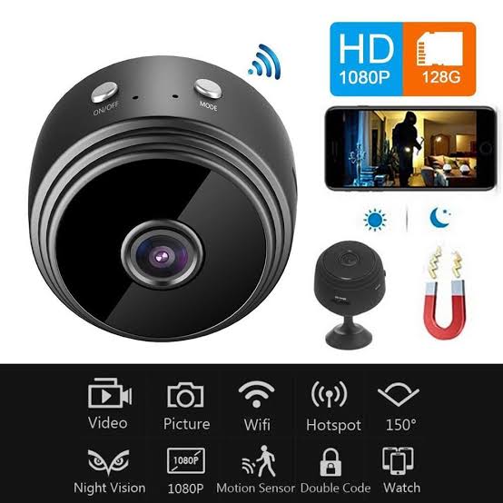A9 Mini Camera with stand || Wifi Camera Wireless Monitoring HD |rechargeble| New Camera || Mini Wifi Camera || Home Security DVR Sensor Wifi Cameras with V38 APPd