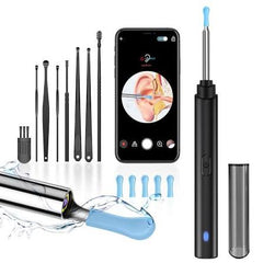 Ear Cleaner High Precision Ear Wax Removal Tool with Camera with LED Light Wireless Cleaner Smart Ear Cleaning Kit